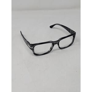 Persol 3315V 1192 Black Grey Marbled Eyeglasses 55-19-145-Authentic